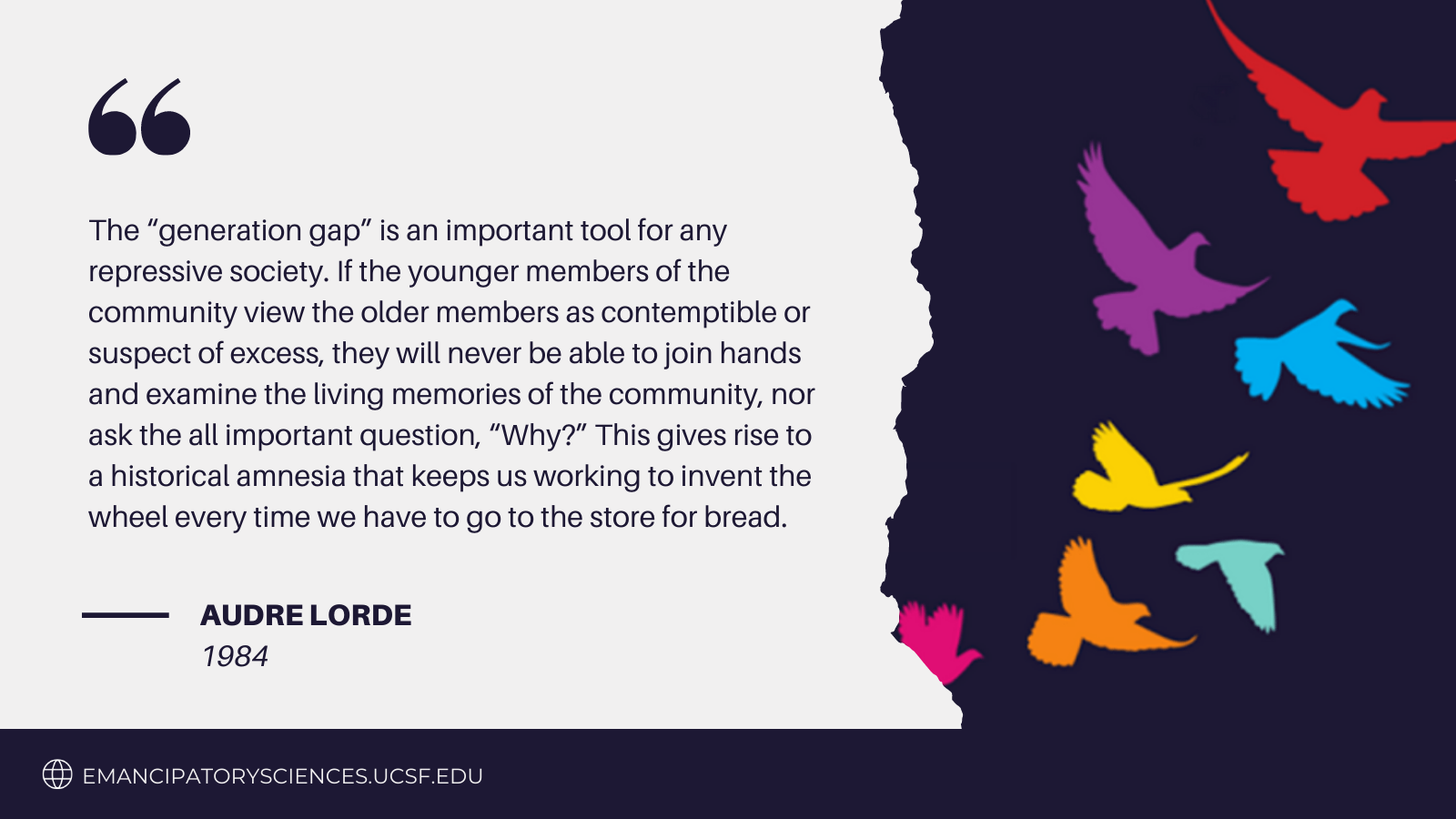 Audre Lorde Quote